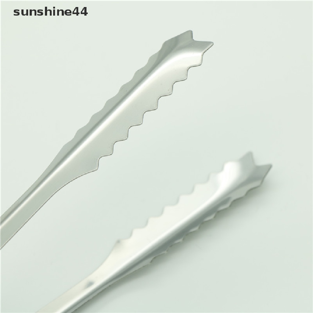 Sunshine Tong Penjepit Es Batu / Roti / BBQ Bahan Stainless Steel