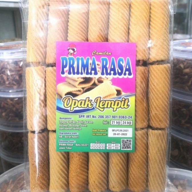 

kue opak lempit prima rasa khusus Gojek atau Grab