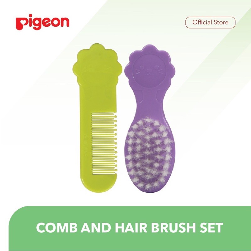 Pigeon comb and hair brush set - sisir rambut bayi