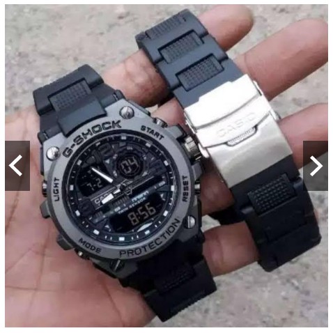 Jam Tangan Casio G-shock Mika Kepala Besi Double Ti,me