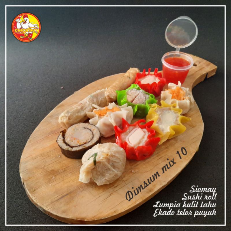 

Dimsum chicndut mix isi 10pc