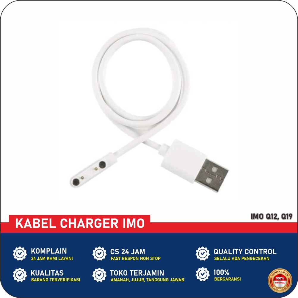 Kabel Charger Cas Cesan Magnet Maghnet Magnetic Jam Anak Imo Aimoo Imoo Imoo Z5 Z6 Q12 Q19 Q15