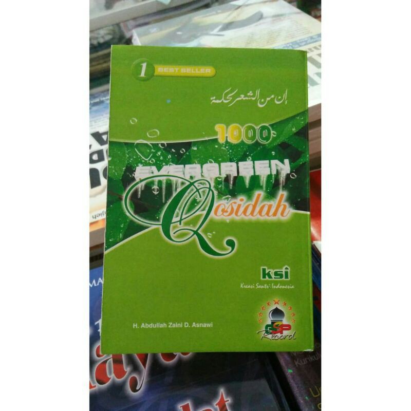1000 EVERGREEN Qosidah Buku Kumpulan Sholawat/Shalawat Nabi & Qasidah Banjari maulid Diba' Burdah