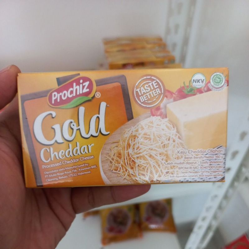 Jual Prochiz Gold Cheddar Keju 170g | Shopee Indonesia