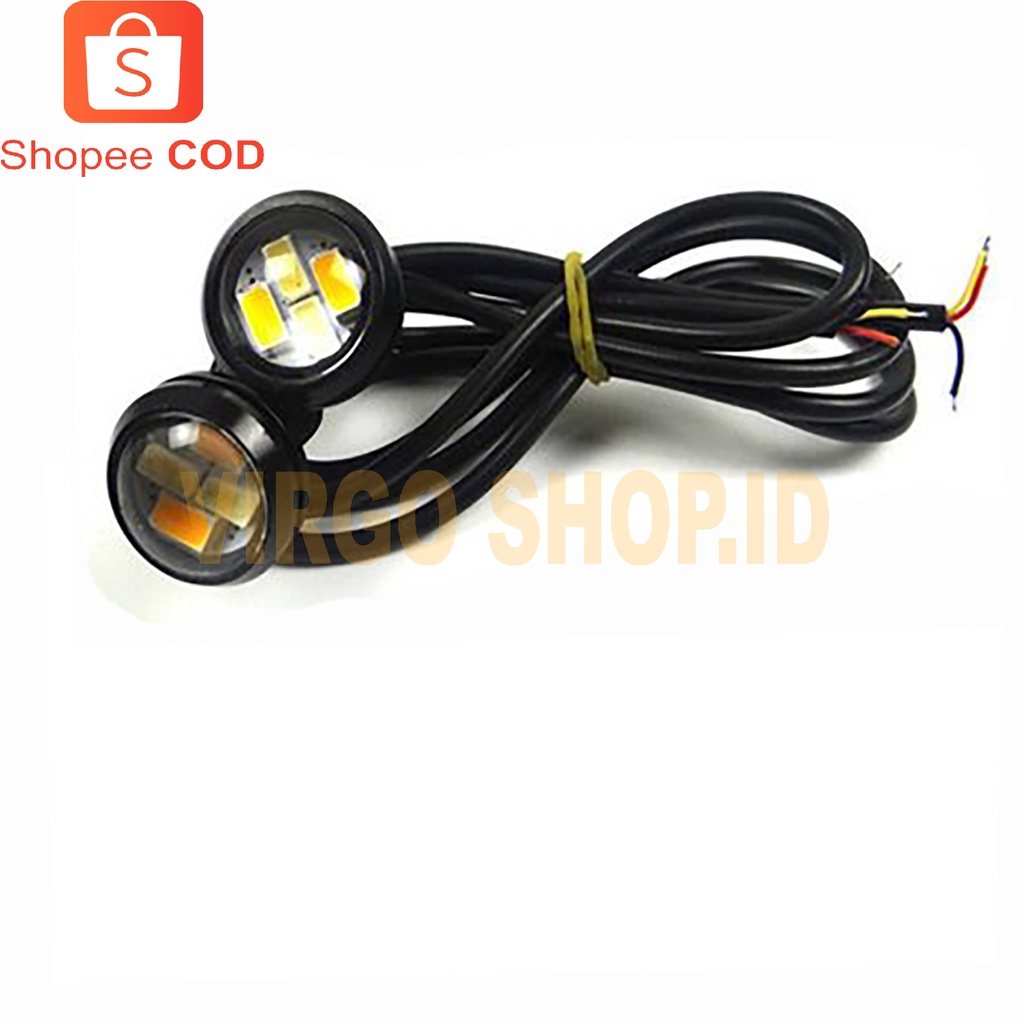 2 Pcs Led Mata Elang / Eagle Eyes Isi 2 Biji / 1 Pasang Led Mata Elang / Lampu / Lampu Motor / Lampu Motor Led / Led