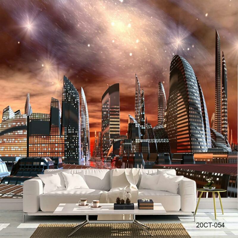 Wallpaper Gedung Pencakar Langit , Wallpaper Perkotaan 3D , Wallpaper Gedung Perkotaan