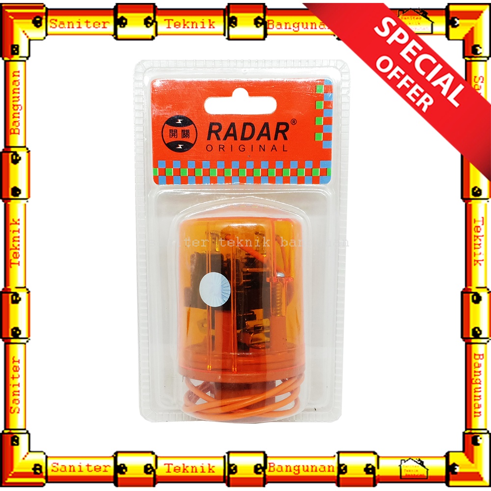 Otomatis Pompa Air Radar Orange Ukuran 1/4&quot; 3/8&quot; Pressure Switch