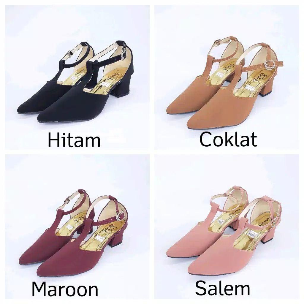 T-Strap Heels Ivy Hak Tahu Tali NEW