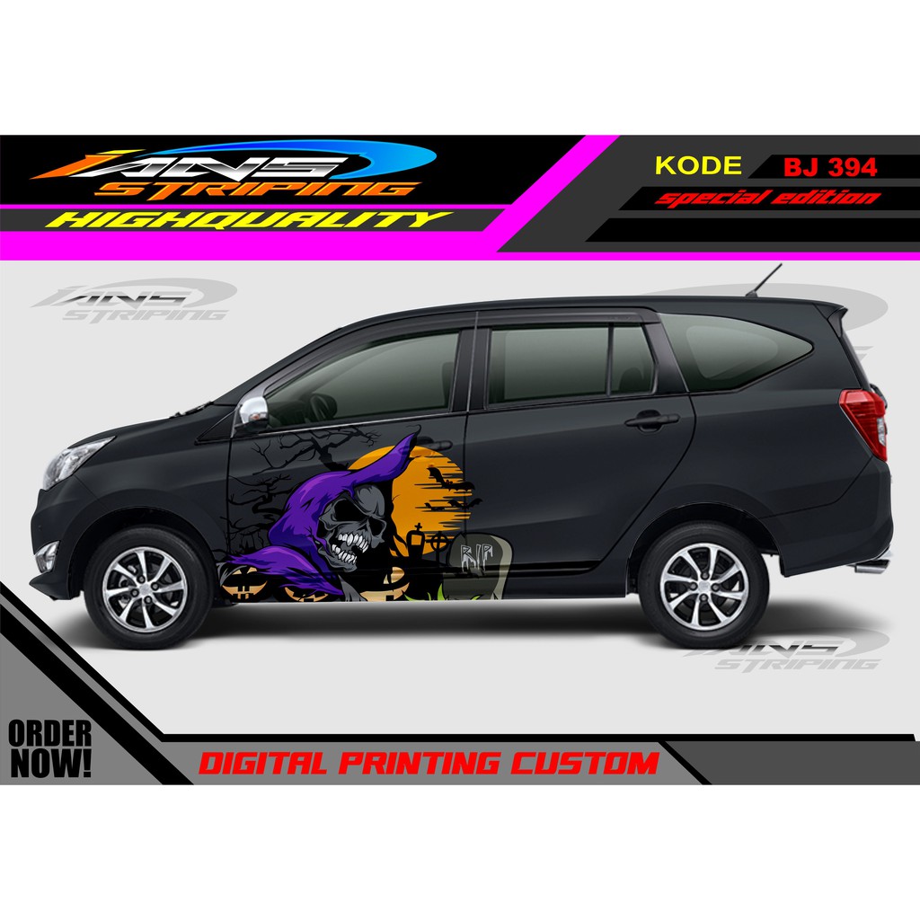 STIKER MOBIL DECAL STICKER MOBIL SIGRA, AVANZA, DATSUN, ERTIGA / STIKER MOBIL / VARIASI STIKER MOBIL