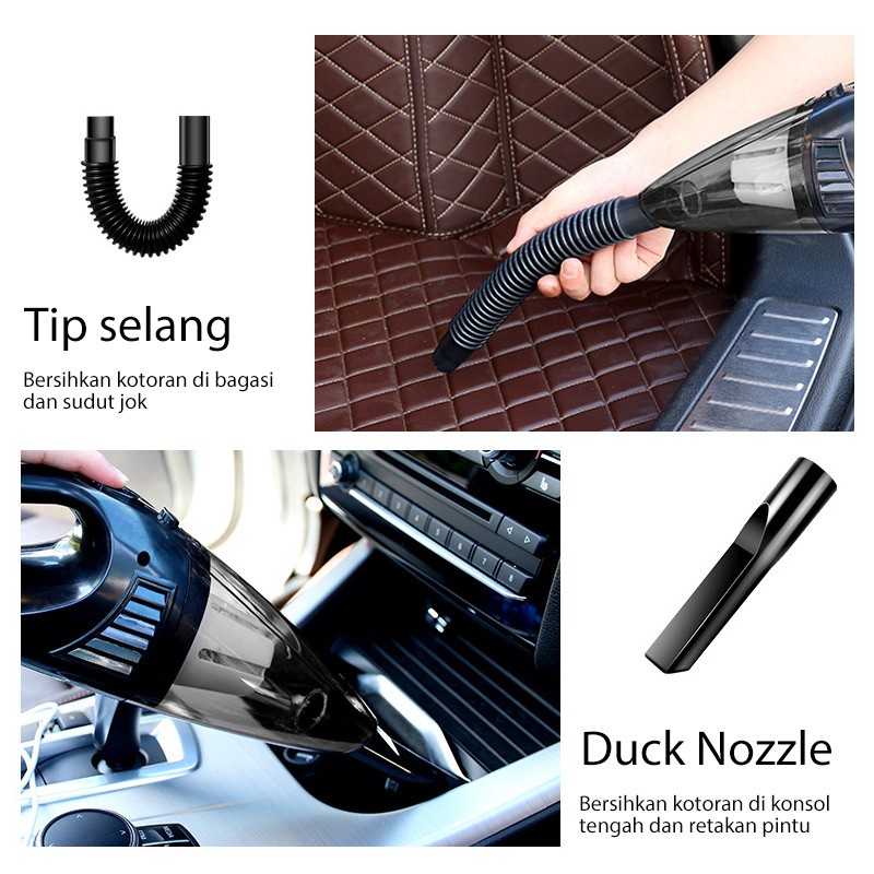 Wireless Vacuum Cleaner Rumah Mobil Handheld Mini Penyedot Debu Nirkabel Praktis Dan Serbaguna