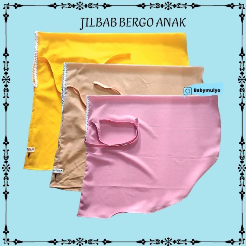 JILBAB BERGO MARYAM KIDS