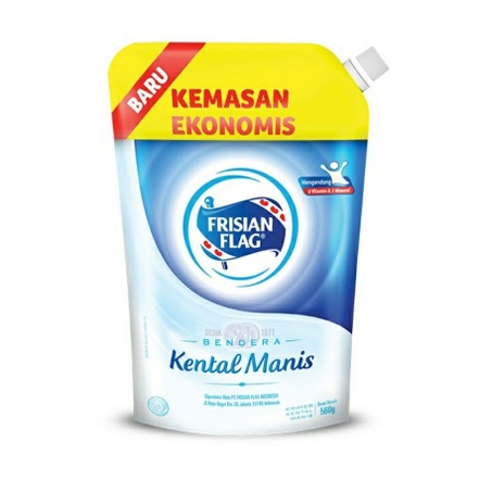 

INDOMILK Susu Kental Manis Pouch 545gr | FRISIAN FLAG Kental Manis 560gr | Nisadkc