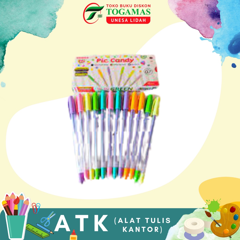 

BALLPEN ECER PIC-CANDY FINE 0.7 SEMI GEL ZEBRA (BLACK)