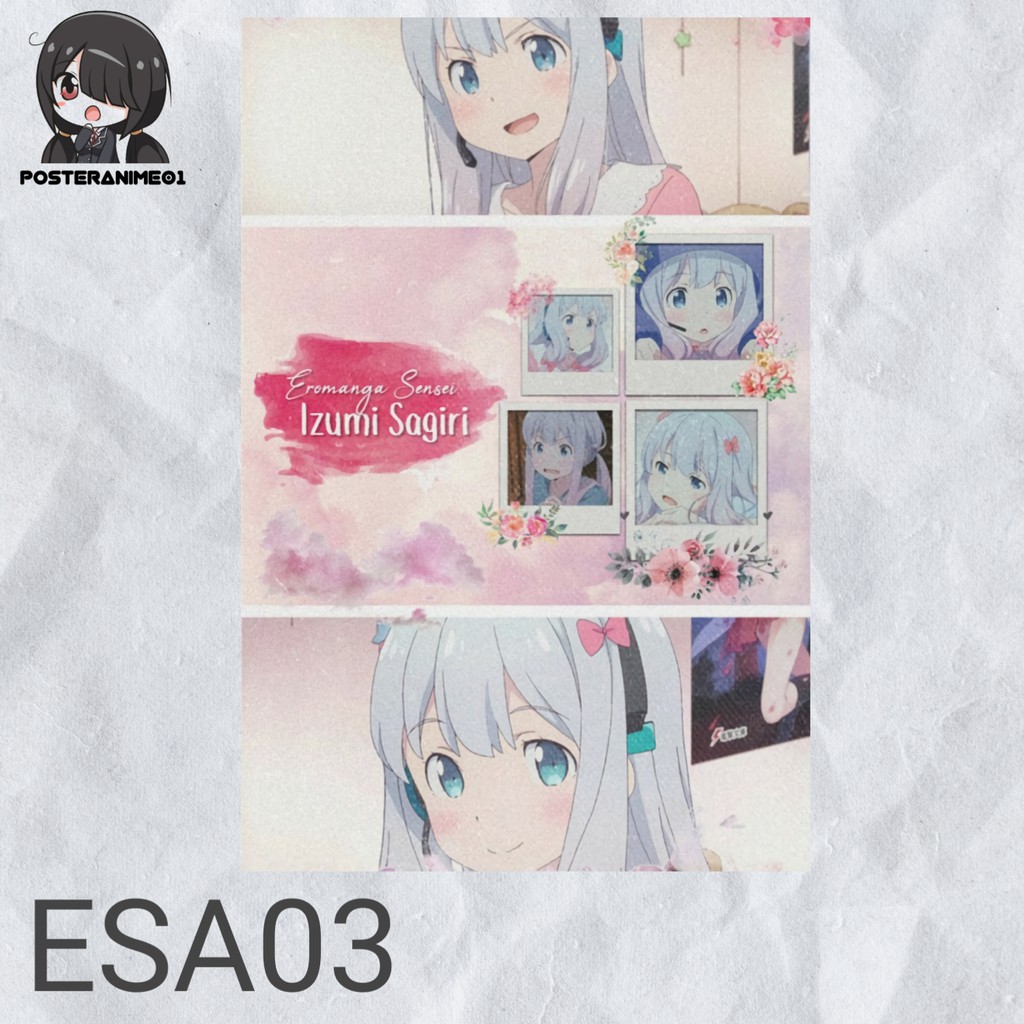 Poster Anime Aesthetic Eromanga Sense [SAGIRI]  Poster Aesthetic Anime Eromanga Sensei|Poster Sagiri-ESA03