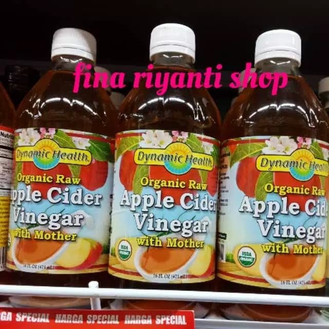 

Jual Dynamic Health Apple Cider Vinegar Organic Raw 473 Ml