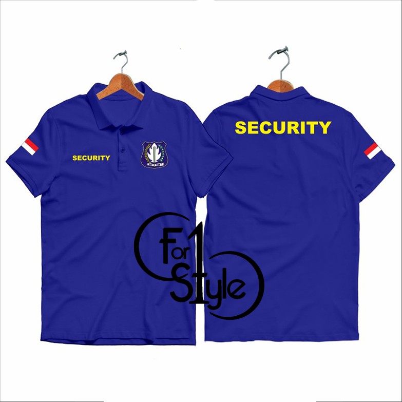 Polo security kode 03 - Polo Shirt Kaos Kerah SECURITY S ERAGAM SATPAM