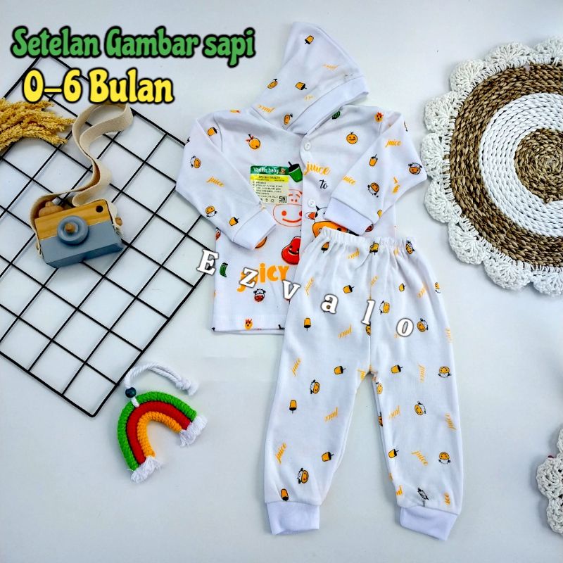 BAJU BAYI NEWBORN / SETELAN BAJU BAYI TANGAN PANJANG