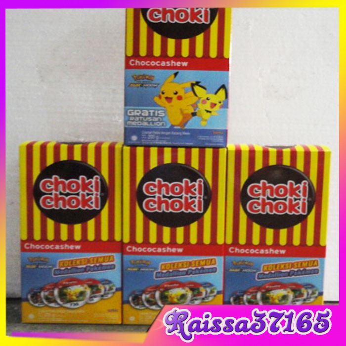 COKLAT COKI COKI CHOKI CHOKI POKEMON 1BOX ISI 20pcs