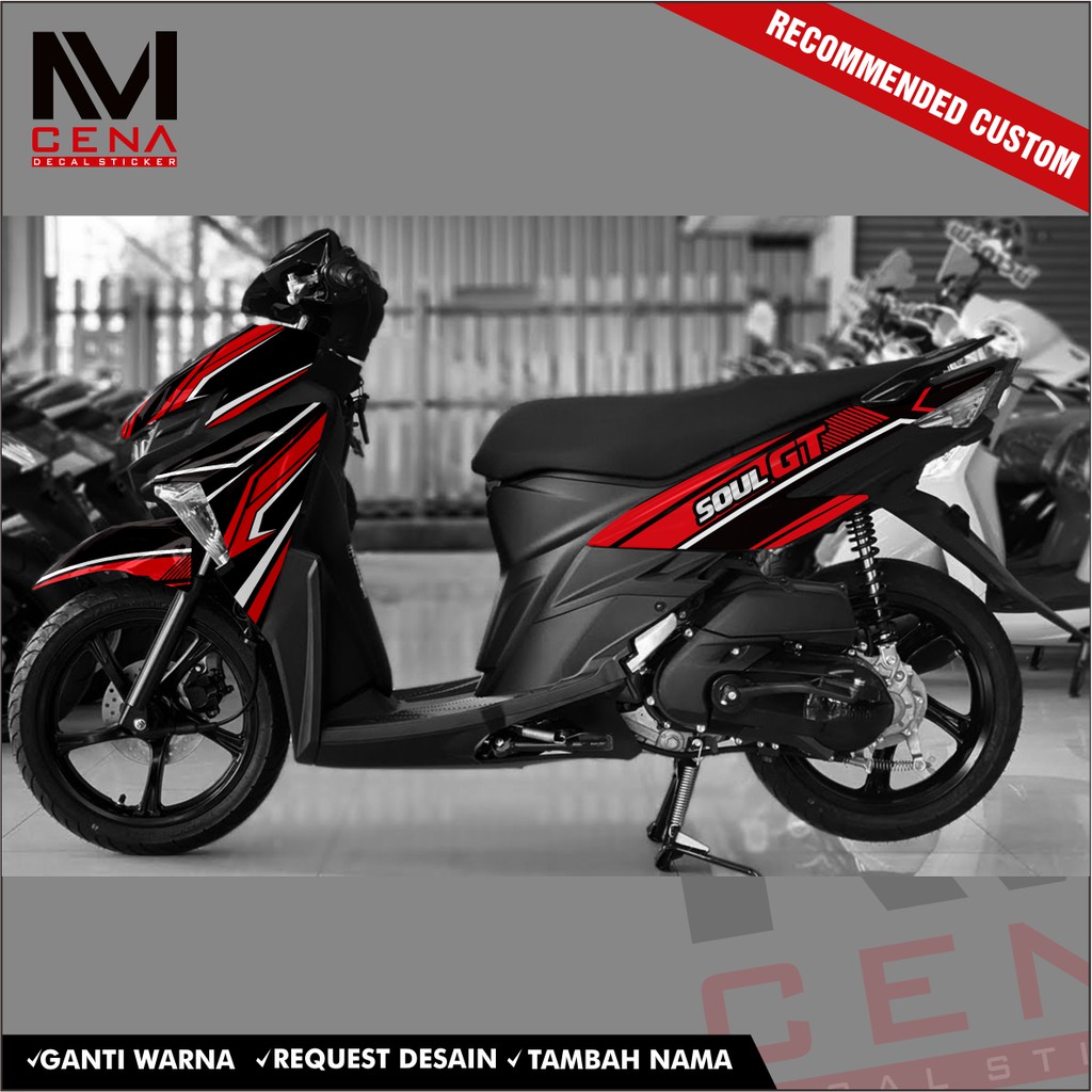 Jual Sticker Decal Soul GT 125 Full Body