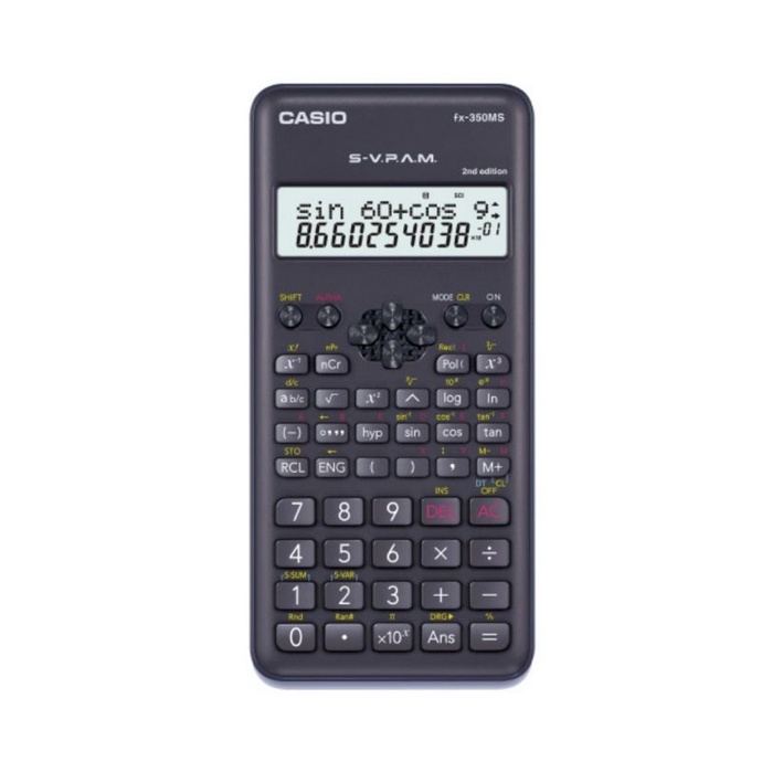 CASIO FX-350MS - Scientific Calculator # Kalkulator Ilmiah *ORIGINAL*