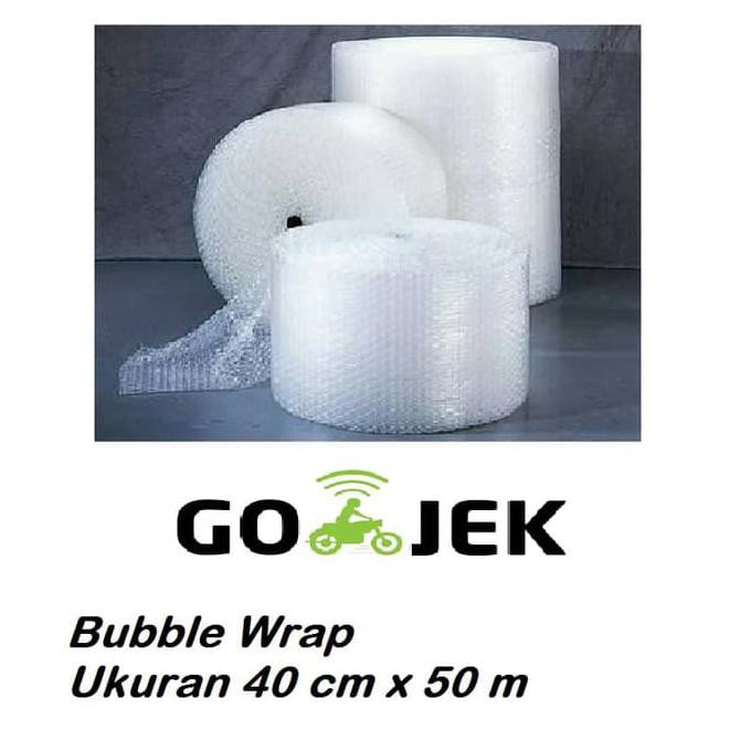 

Safety Food KHUSUS GO SEND Bubble Wrap Mulia Pack 40 cm x 50 M Wrapping Roll MURAH
