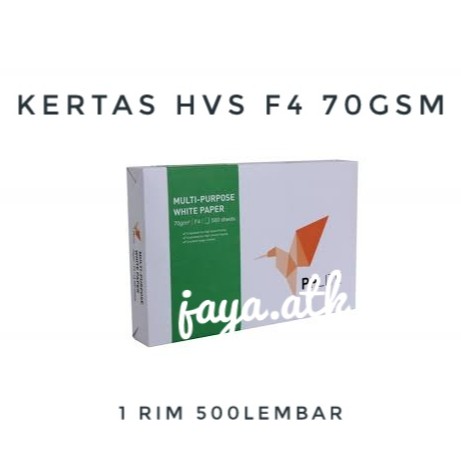 KERTAS HVS F4 FOLIO FOTOKOPI PRINT COPY PHOTOCOPY PAPER KERTAS HVS FOLIO F4 70gr KERTAS HVS F4 70