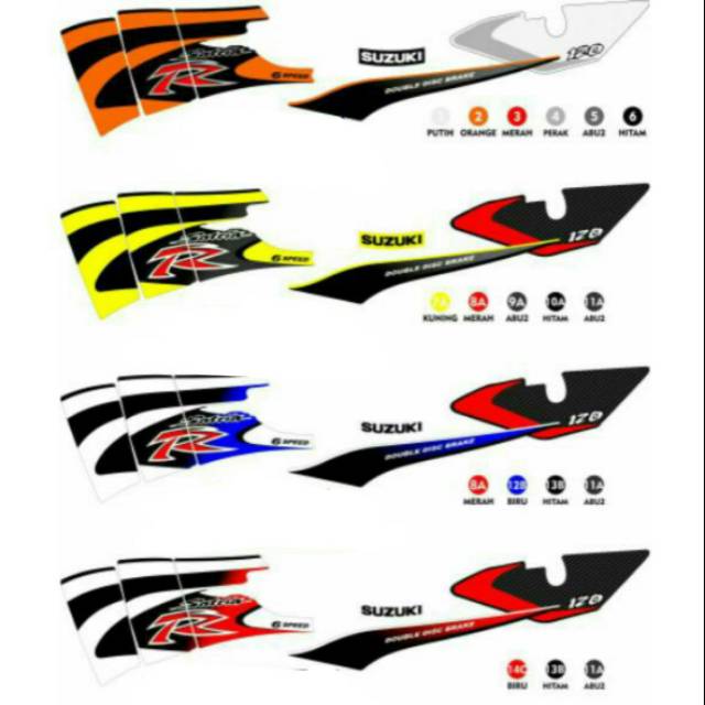 STIKER VARIASI SUZUKI SATRIA R LUMBA_LUMBA