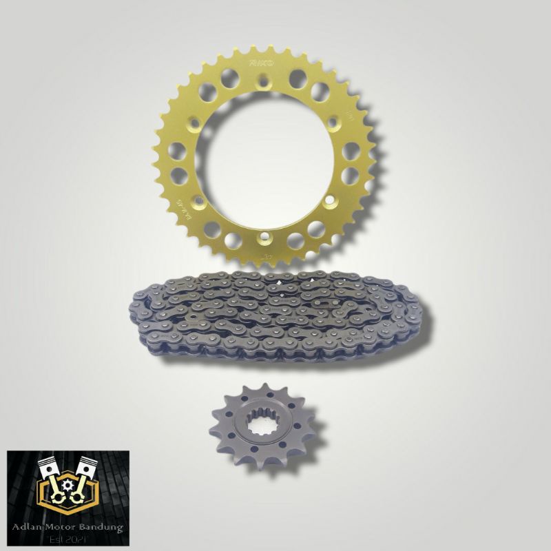 GIR GER GEAR SET KLX 250 KAWASAKI KLX 250 GEAR PAKET KLX 250 RIKO VIETNAM BAHAN BAJA OEM AMB
