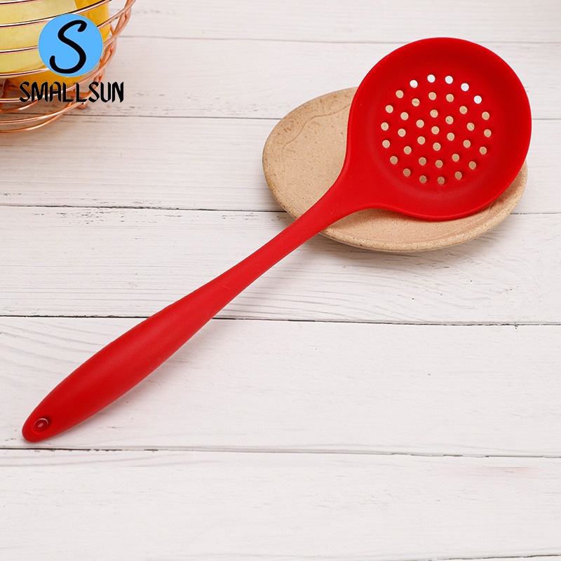 Sutil Spatula Sodet /saringan Masak Silikon Anti Lengket Tahan Panas