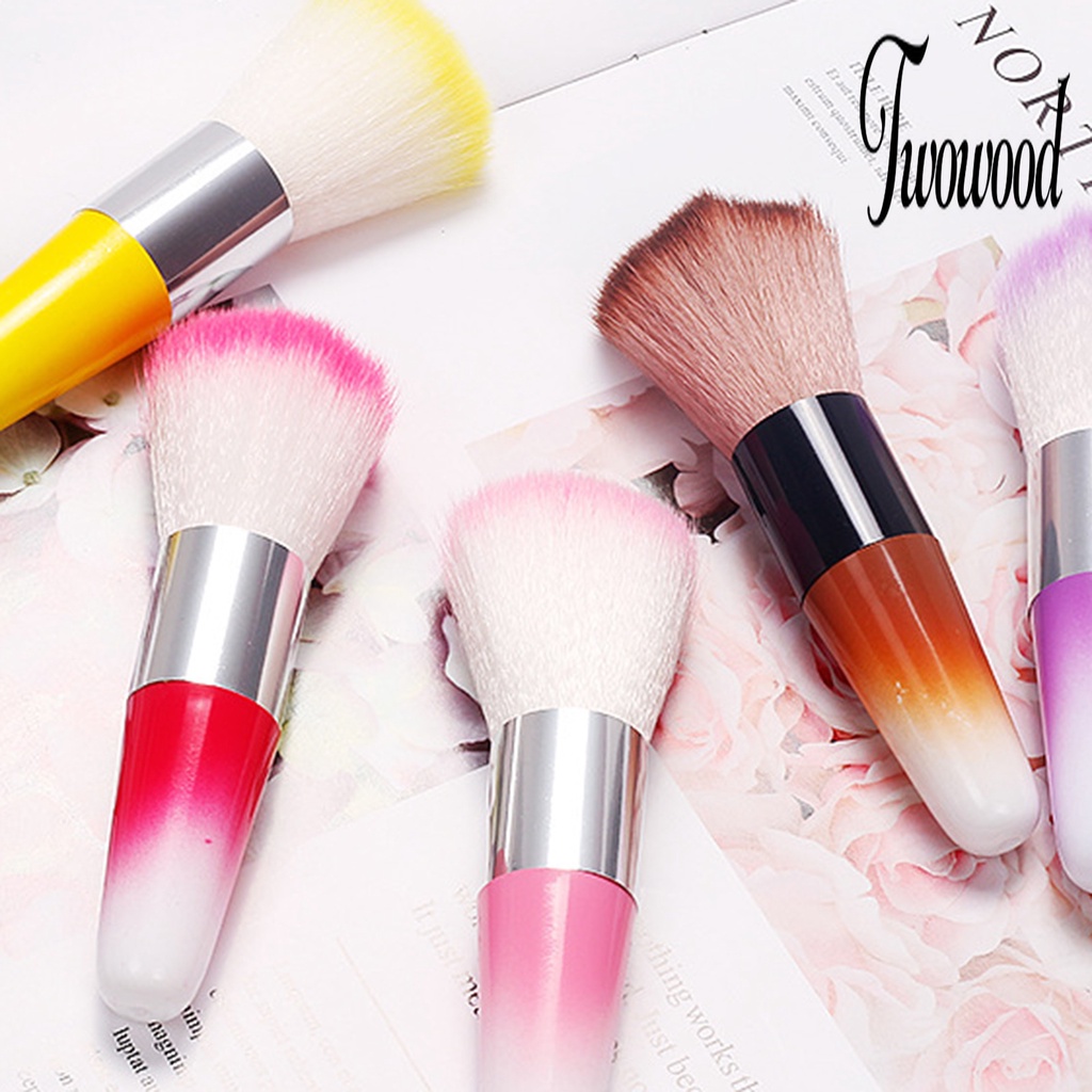 Brush Makeup Bahan Nilon Untuk Membersihkan Debu