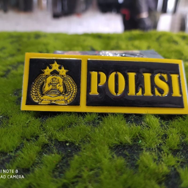 Jual Stiker Plat Motor Polisi Emblem Motor Polisi | Shopee Indonesia