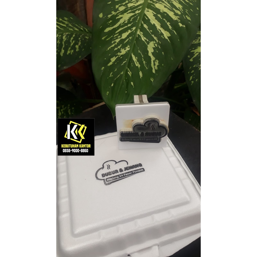 

Jual stempel styrofoam makanan stempel styrofoam cataring stempel kemasan makanan