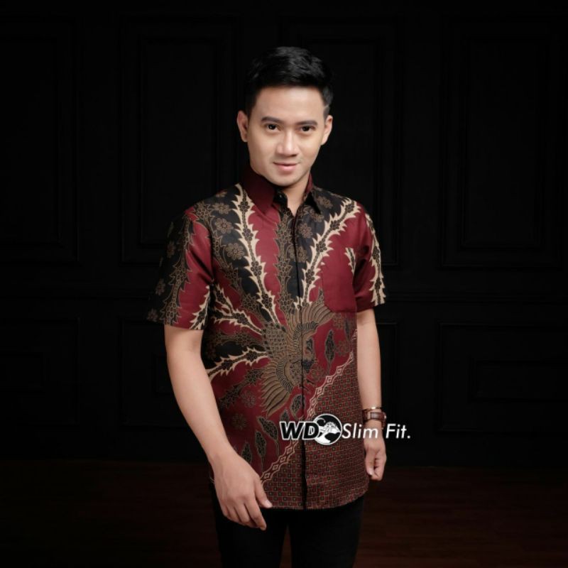 Batik pria moderan kemeja atasan batik pria moderen BUTIKDIAN