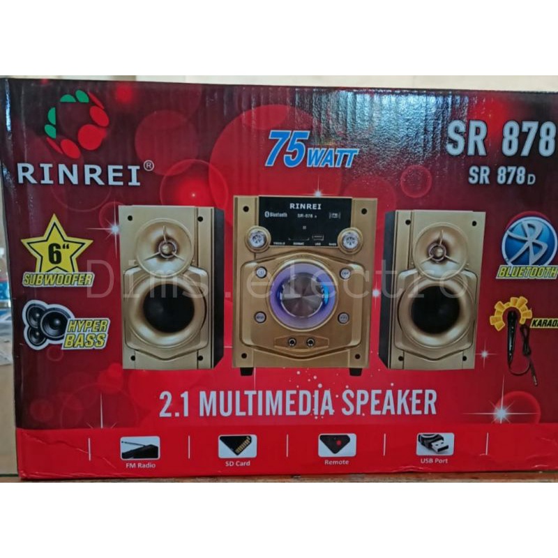 Bluetooth speaker rinrei SR-878D / SR-878J / SR-878C / SR-878K /SR-878A