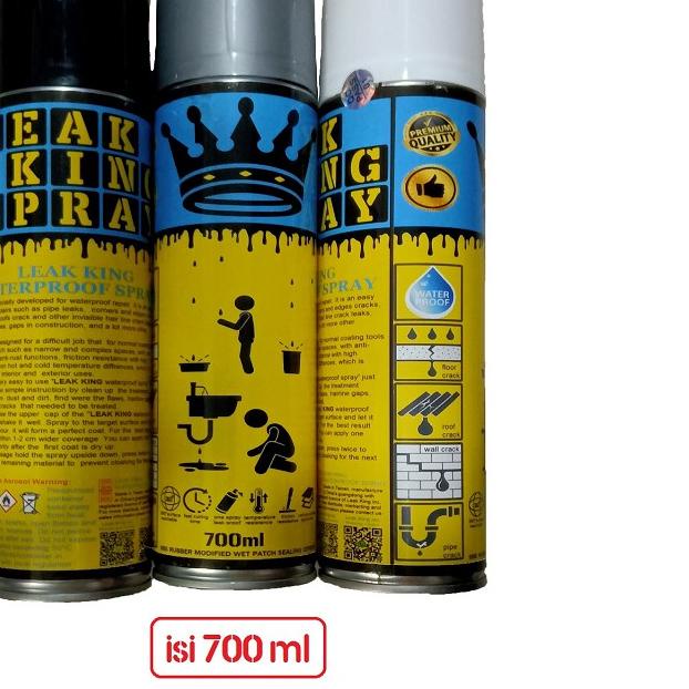 ← SPRAY WATERPROOF SPRAY Semprotan Anti Bocor LEAK KING 700 ML ✵