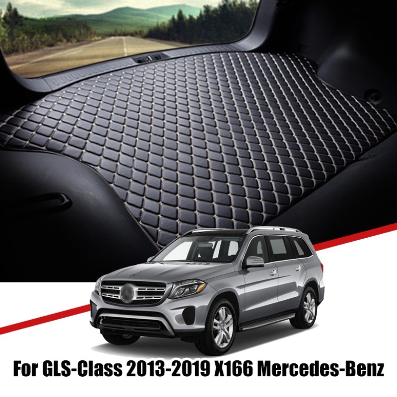 Matras Bagasi Mobil Bahan Kulit Premium Untuk Benz-Mercedes X166 GLS Class 2013-2019