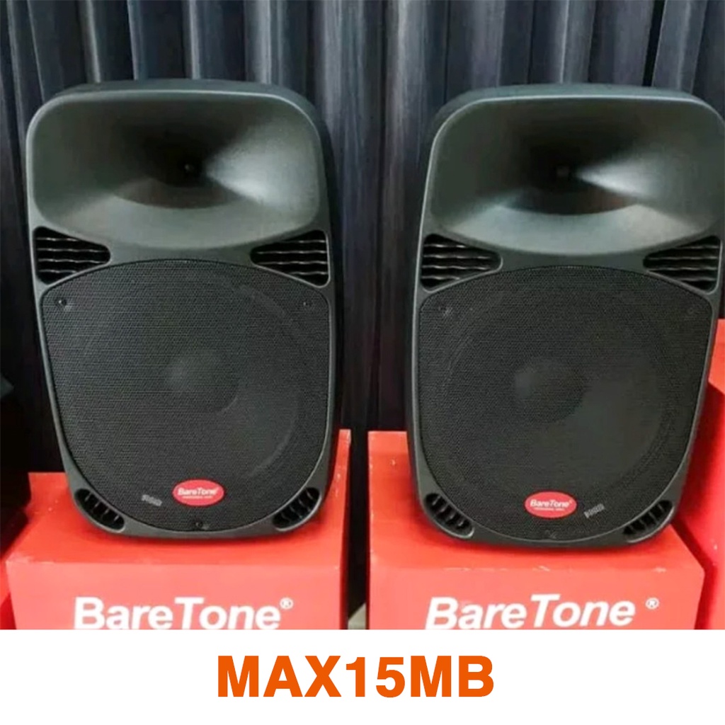 Speaker Aktif BARETONE 15 inchi MAX15MB MAX-15MB MAX 15 MB BLUETOOTH