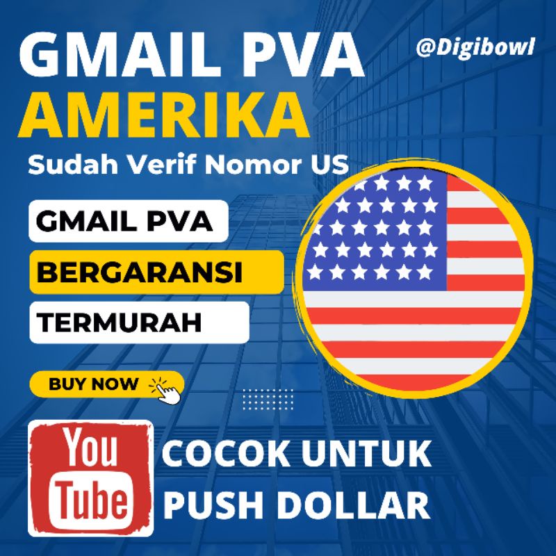 10 Email Amerika Sudah Terverifikasi