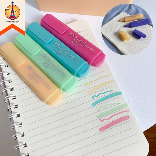 

Faber-Castell Textliner 46 Pastel Highlighter ORIGINAL Stabilo Textmarker Warna Soft Lucu Unik Alat Tulis Kantor