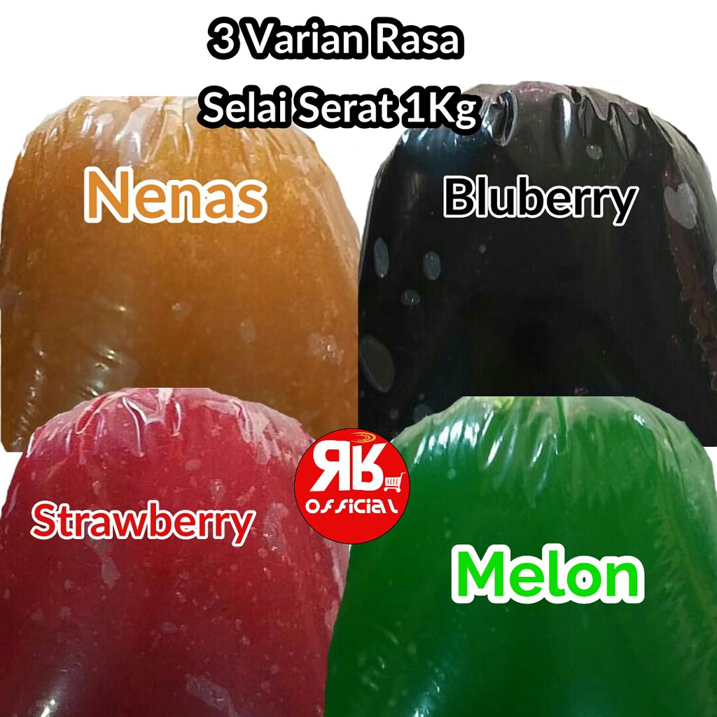 

Selai Varian Rasa Buah Penambah Rasa Toping Olesan Roti Tawar 1Kg