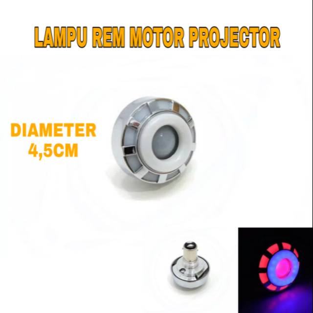 Lampu Rem Motor Led Model Projector Mini