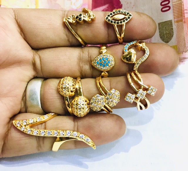 Cincin wanita lapis emas  cincin permata zircone xuping yaxiya replika emas