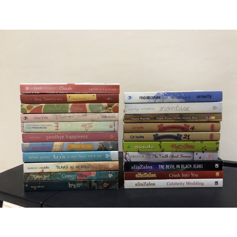 Novel Murah Preloved Bekas Original/Novel Orizuka/ Dll