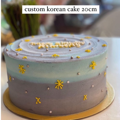 Kue ulang tahun korea simple