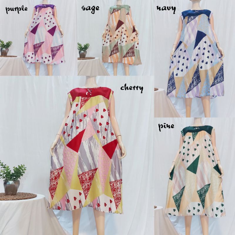 daster payung singlet tanpa lengan yukensi jumbo rayon