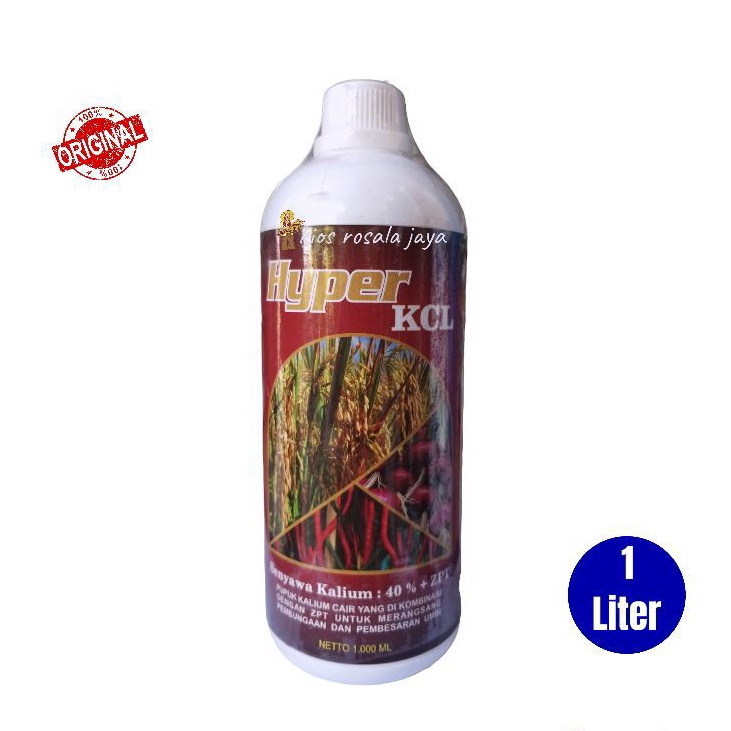 Pupuk KCL cair Booster Umbi dan Buah 1 Liter