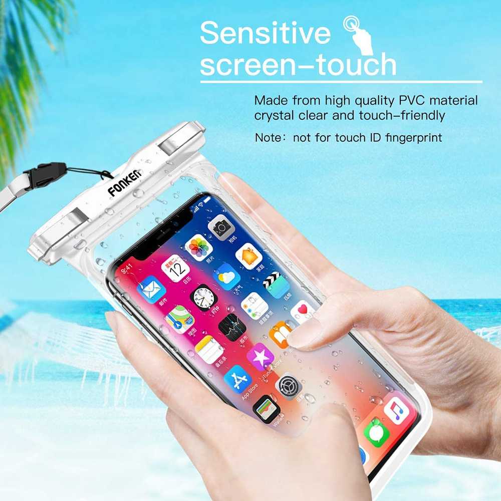 PROMO Tempat HP anti air Casing Anti Air Smartphone Case 4-6.5 Inch Plastik hp anti air waterproof case hp sarung hp waterproof wadah hp anti air kantong hp anti air tempat hp anti air untuk renang gantungan hp anti air dompet hp anti air 7RSC40BK