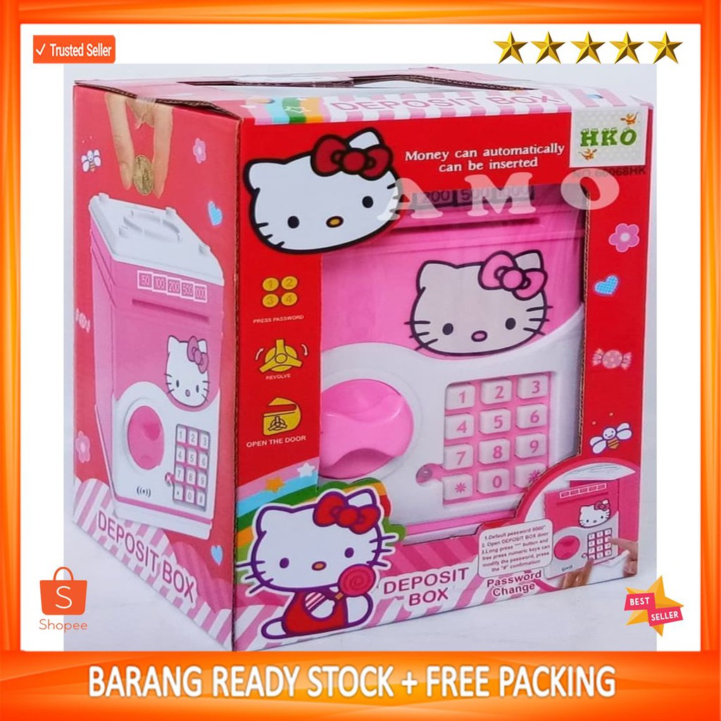 Grosir CELENGAN BRANKAS HELLO KITTY - MAINAN EDUKATIF MAINAN ANAK CEWEK