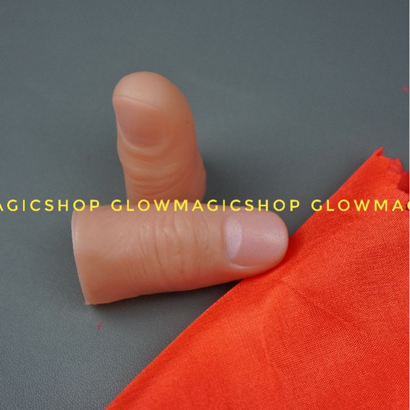 Alat Sulap Thumb Tip Thumbtip Alat Sulap Jempol Jari Palsu Menghilangkan Rokok Kain