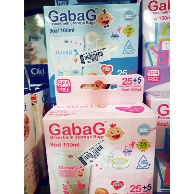 Kantong ASI gabag 100mL isi 30 Storage Bag 120mL 100 120 mL 25+5